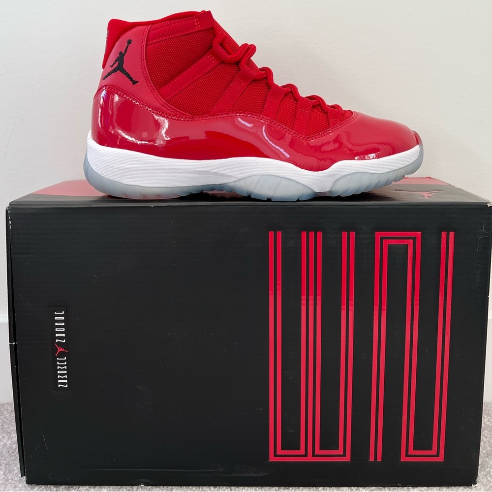 Air Jordan 11 Retro (Win Like 96) Gym Red/Black-White Size US 9